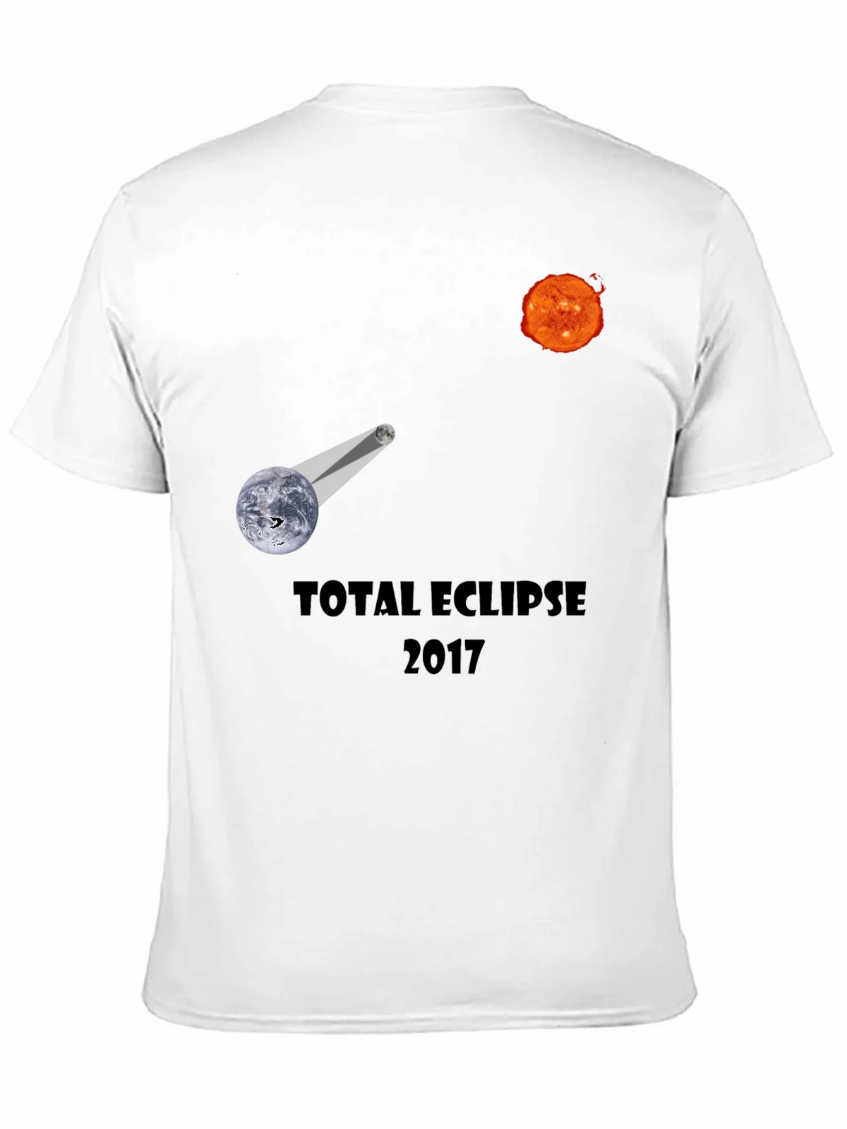 Total Eclipse 2017 T-Shirt - Celestial Design product image 2