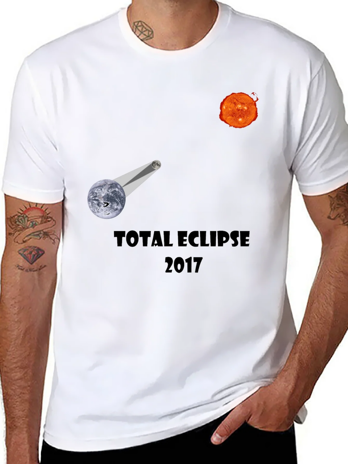 Total Eclipse 2017 T-Shirt - Celestial Design product image 9