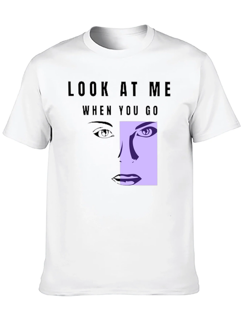 Look At Me Graphic Tee - Black T-Shirt product image 3