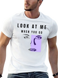 Look At Me Graphic Tee - Black T-Shirt product image 1