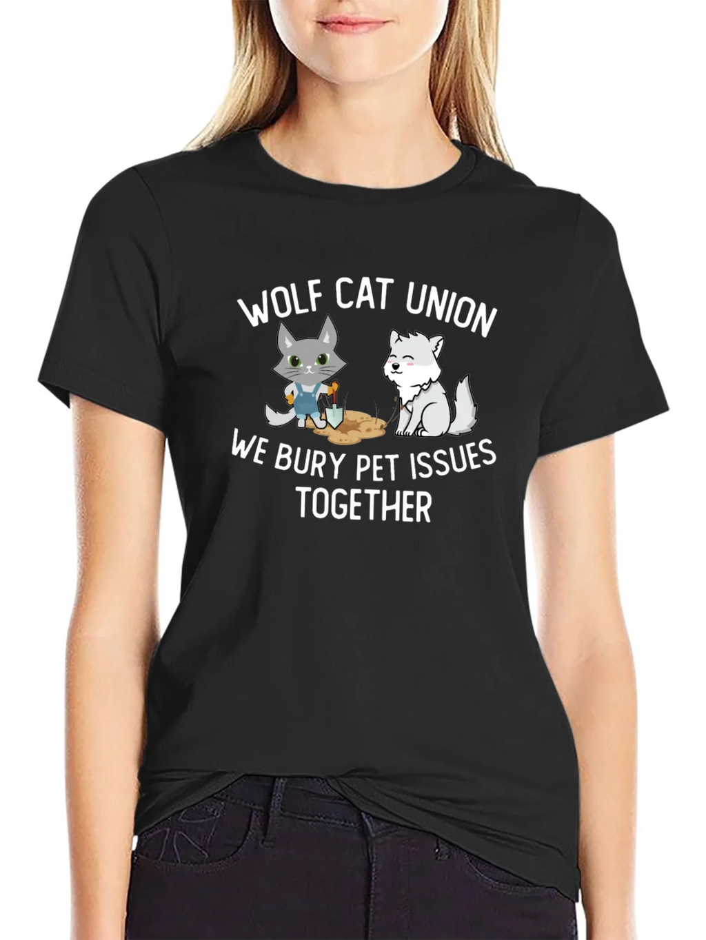 Wolf Cat Union Pet Issues T-Shirt product image 4