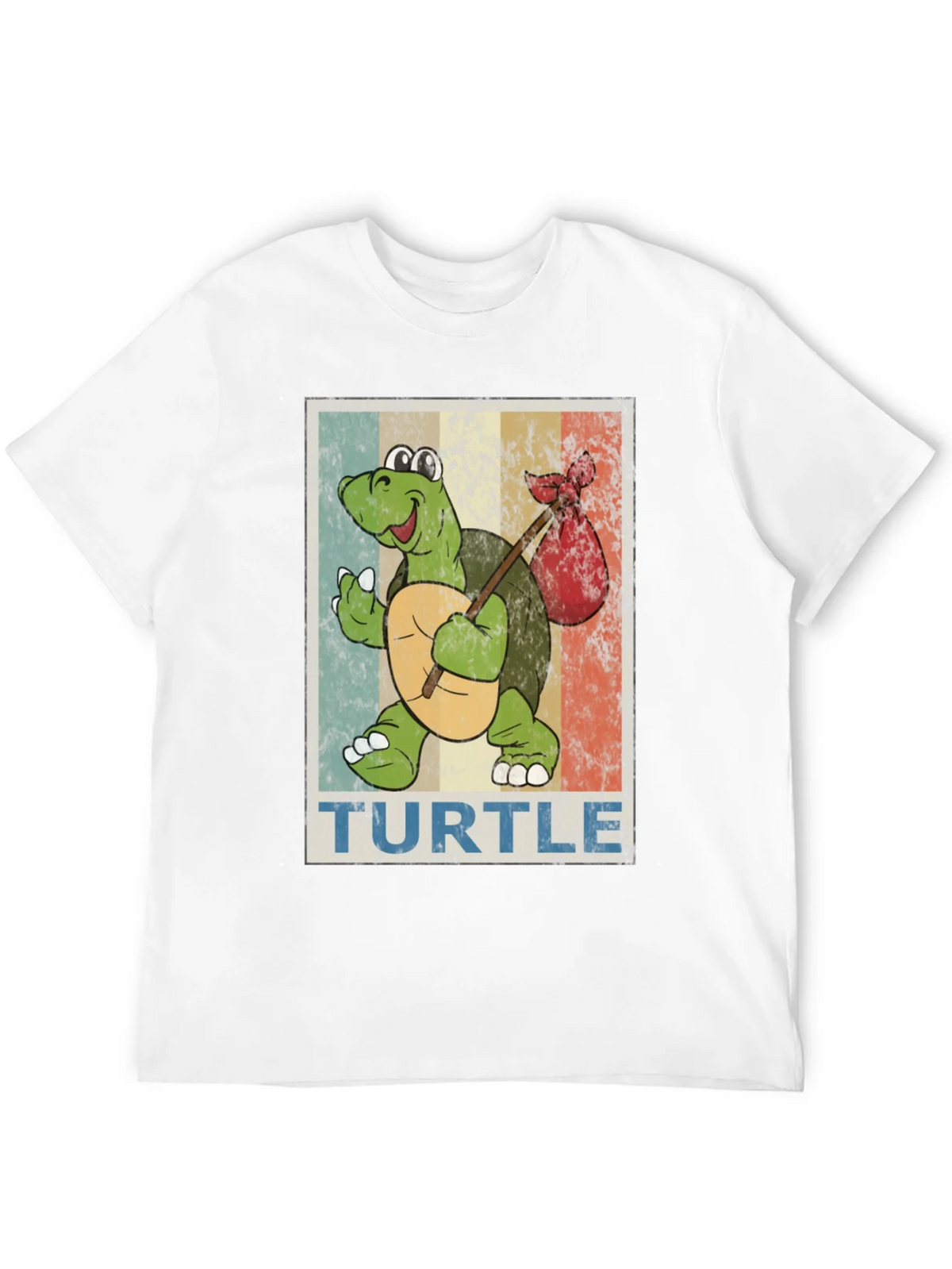 Retro Turtle Traveler Graphic T-Shirt product image 3
