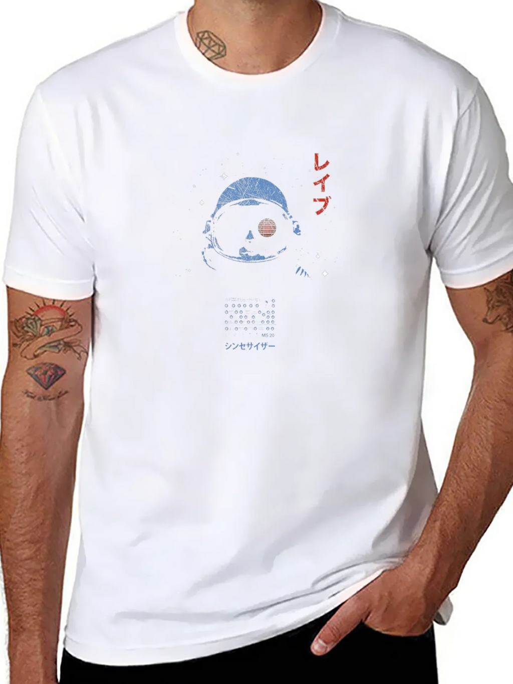 Retro Synthwave Astronaut T-Shirt product image 10