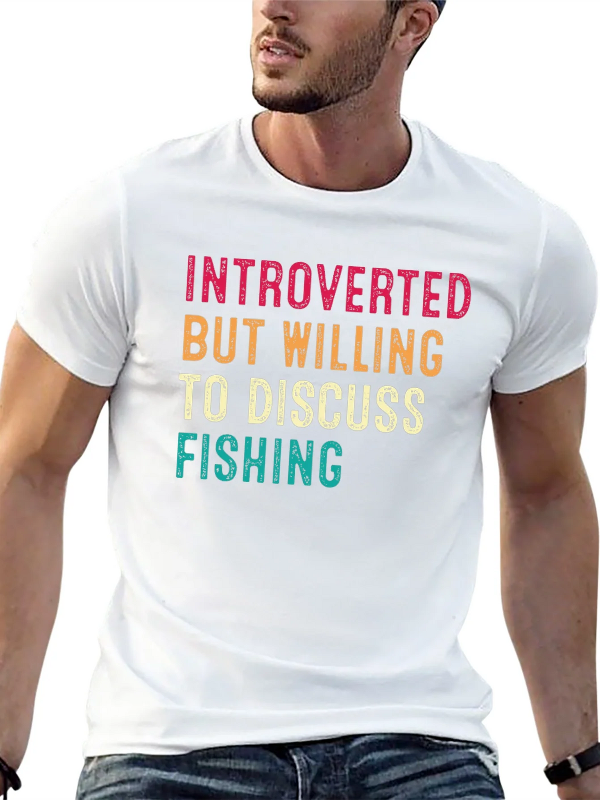 Introverted Fishing T-Shirt product image 4