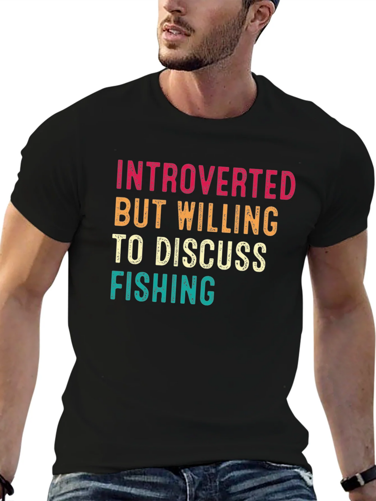 Introverted Fishing T-Shirt product image 9