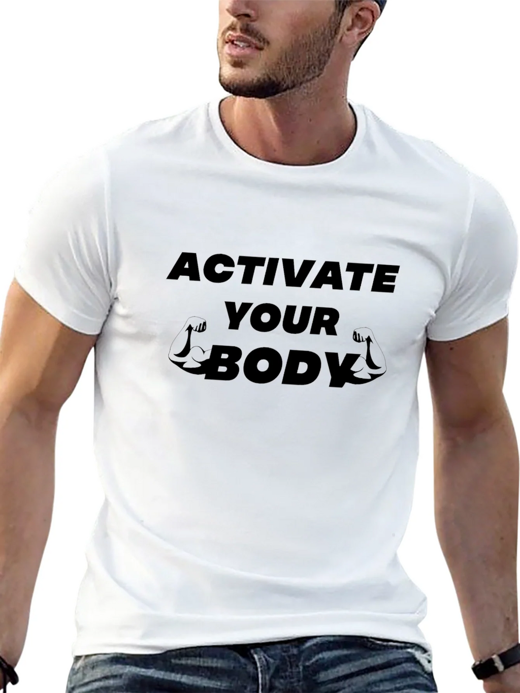 Activate Your Body Black T-Shirt product image 4