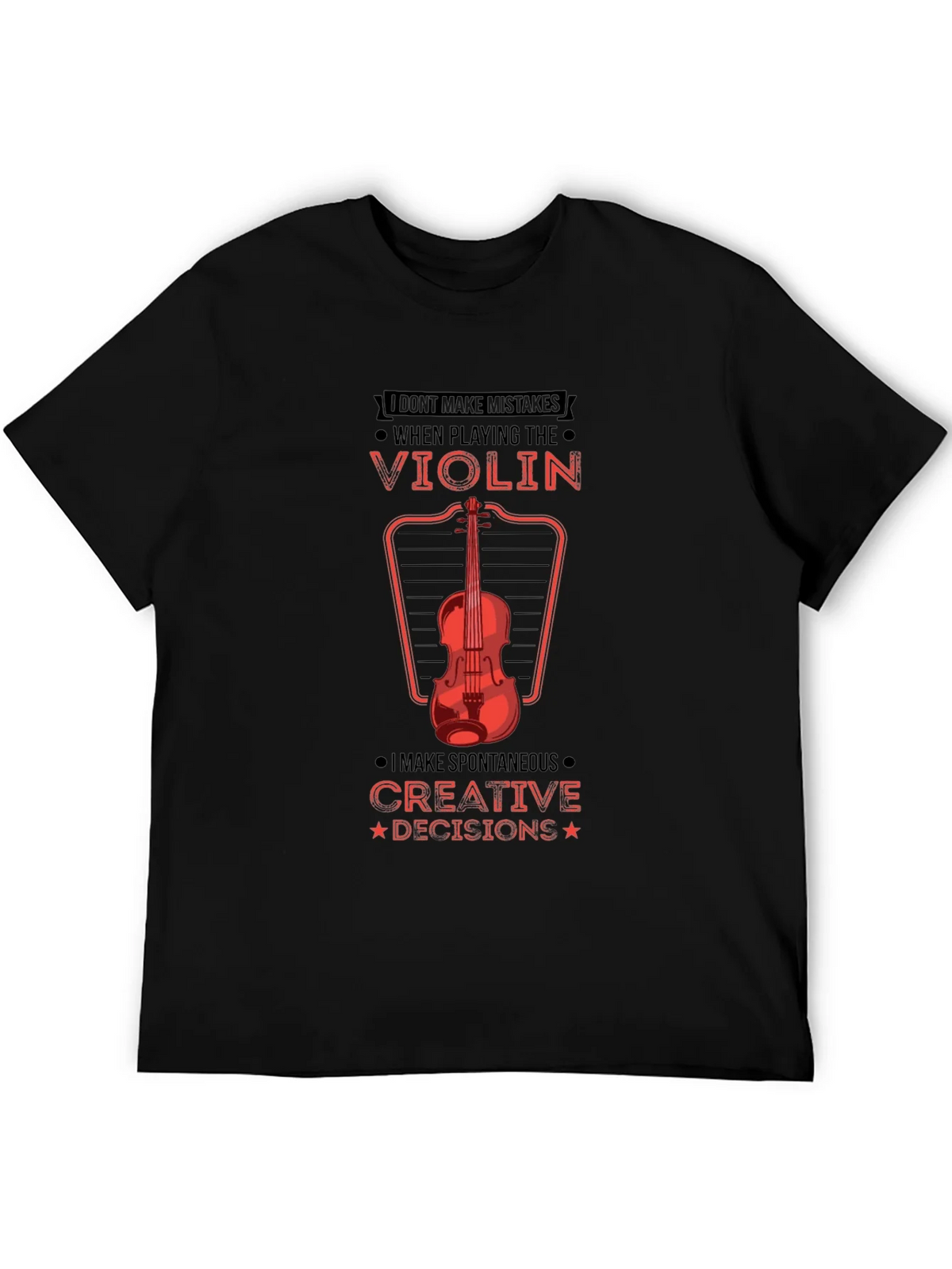 Violin Player Graphic Tee - Creative Decisions! product image 8