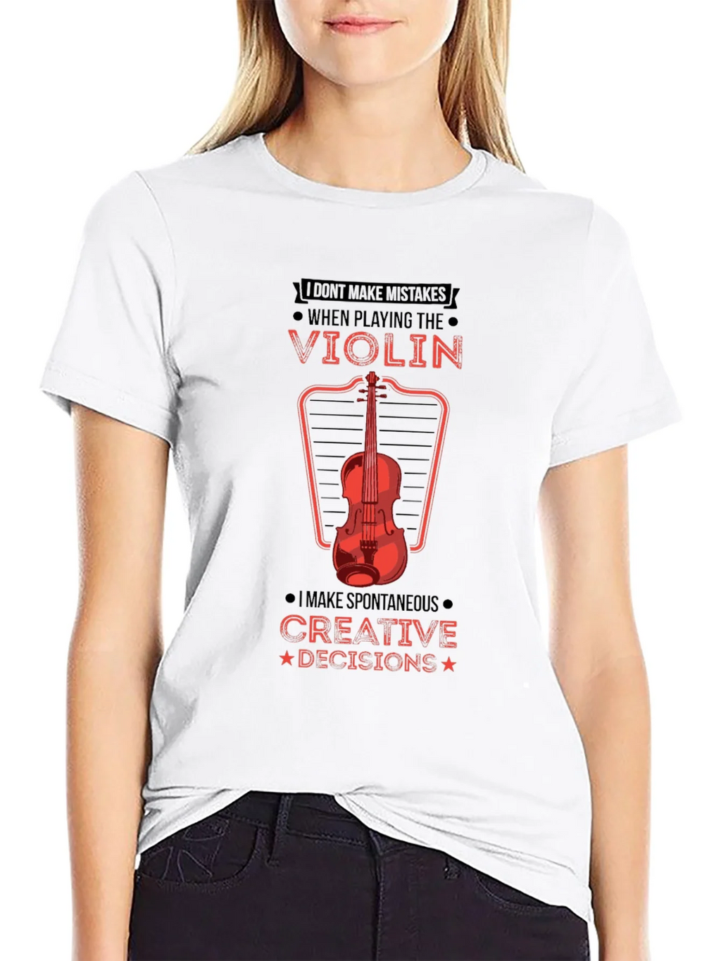Violin Player Graphic Tee - Creative Decisions! product image 11