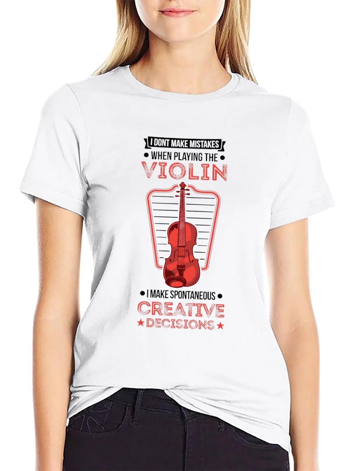 Violin Player Graphic Tee - Creative Decisions! product image 11
