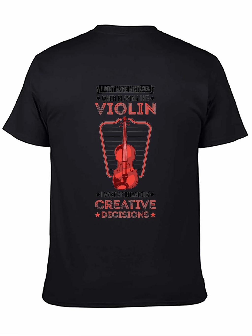 Violin Player Graphic Tee - Creative Decisions! product image 7