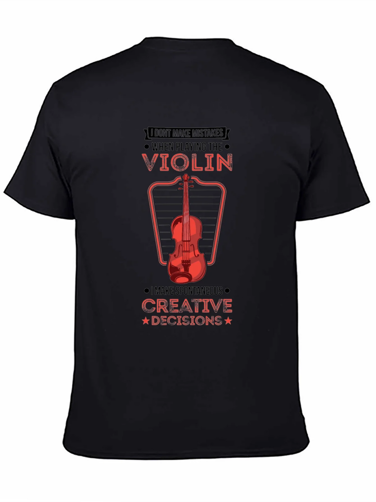 Violin Player Graphic Tee - Creative Decisions! product image 7