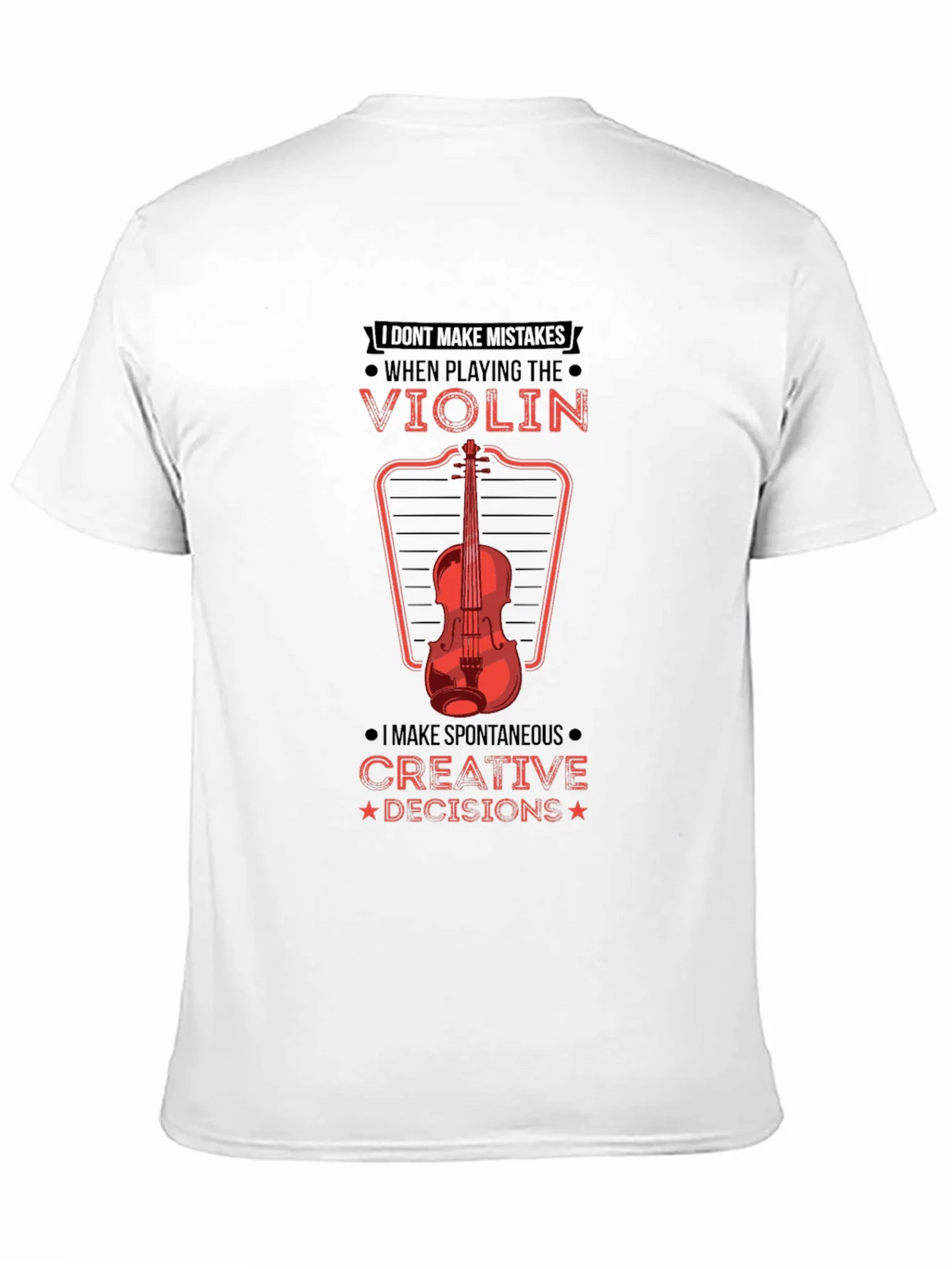 Violin Player Graphic Tee - Creative Decisions! product image 2