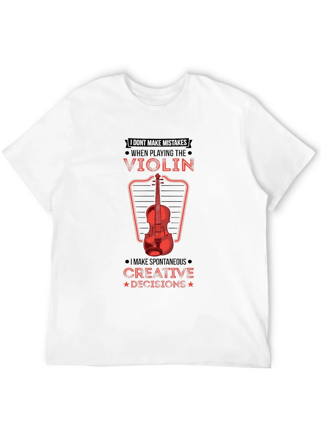 Violin Player Graphic Tee - Creative Decisions! product image 3