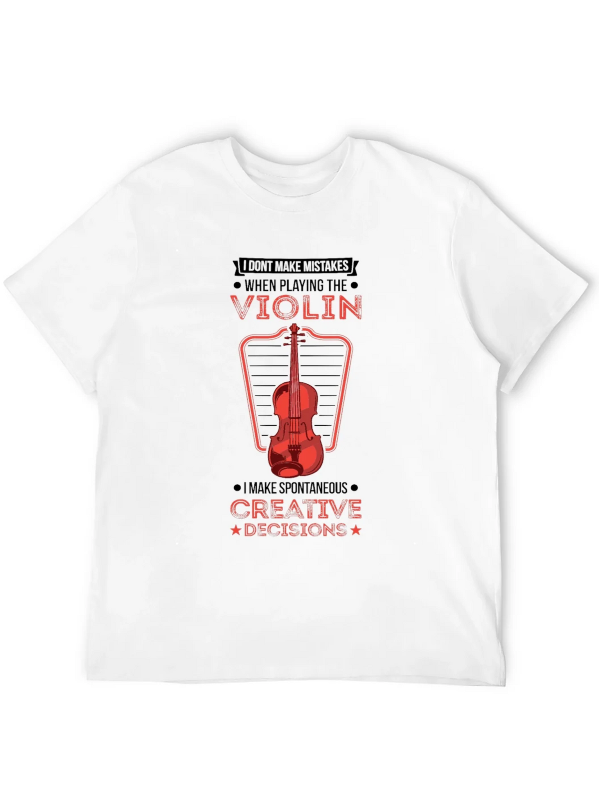 Violin Player Graphic Tee - Creative Decisions! product image 3