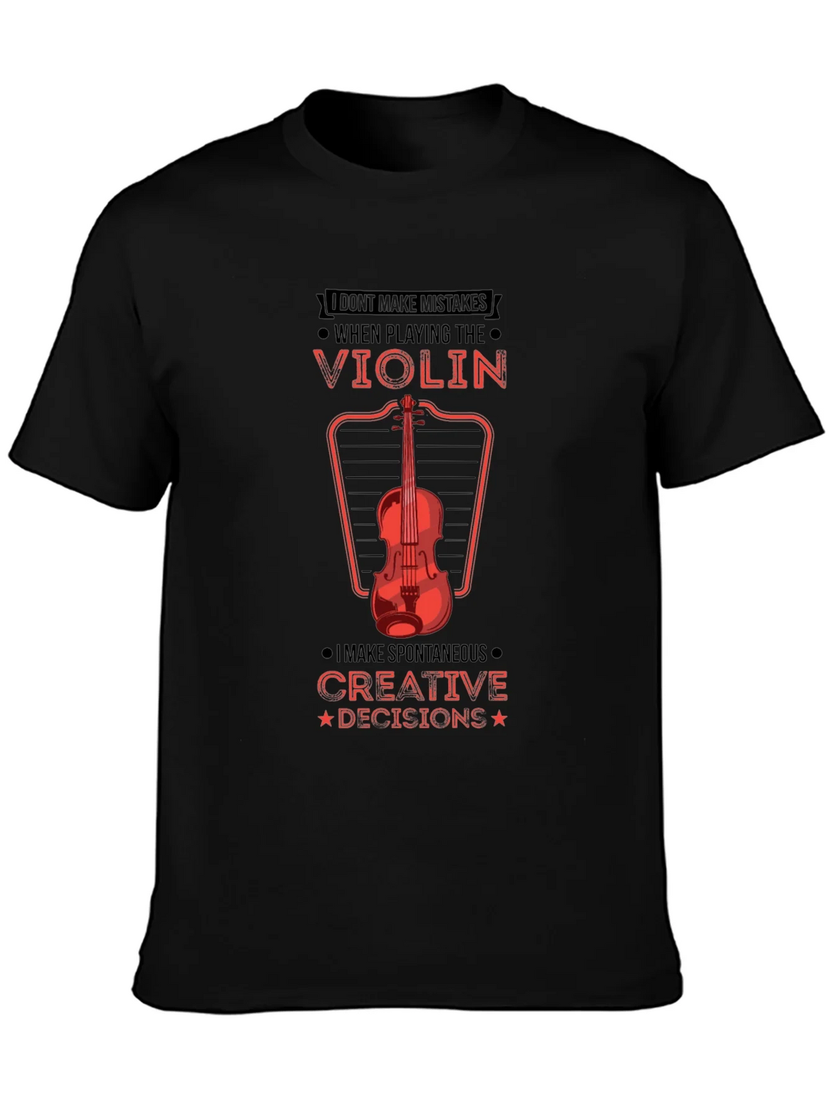 Violin Player Graphic Tee - Creative Decisions! product image 6