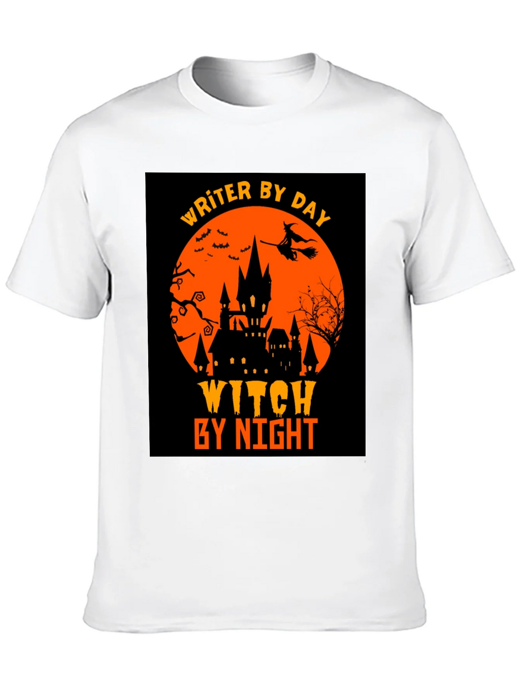 Writer By Day Witch By Night Halloween T-Shirt product image 12
