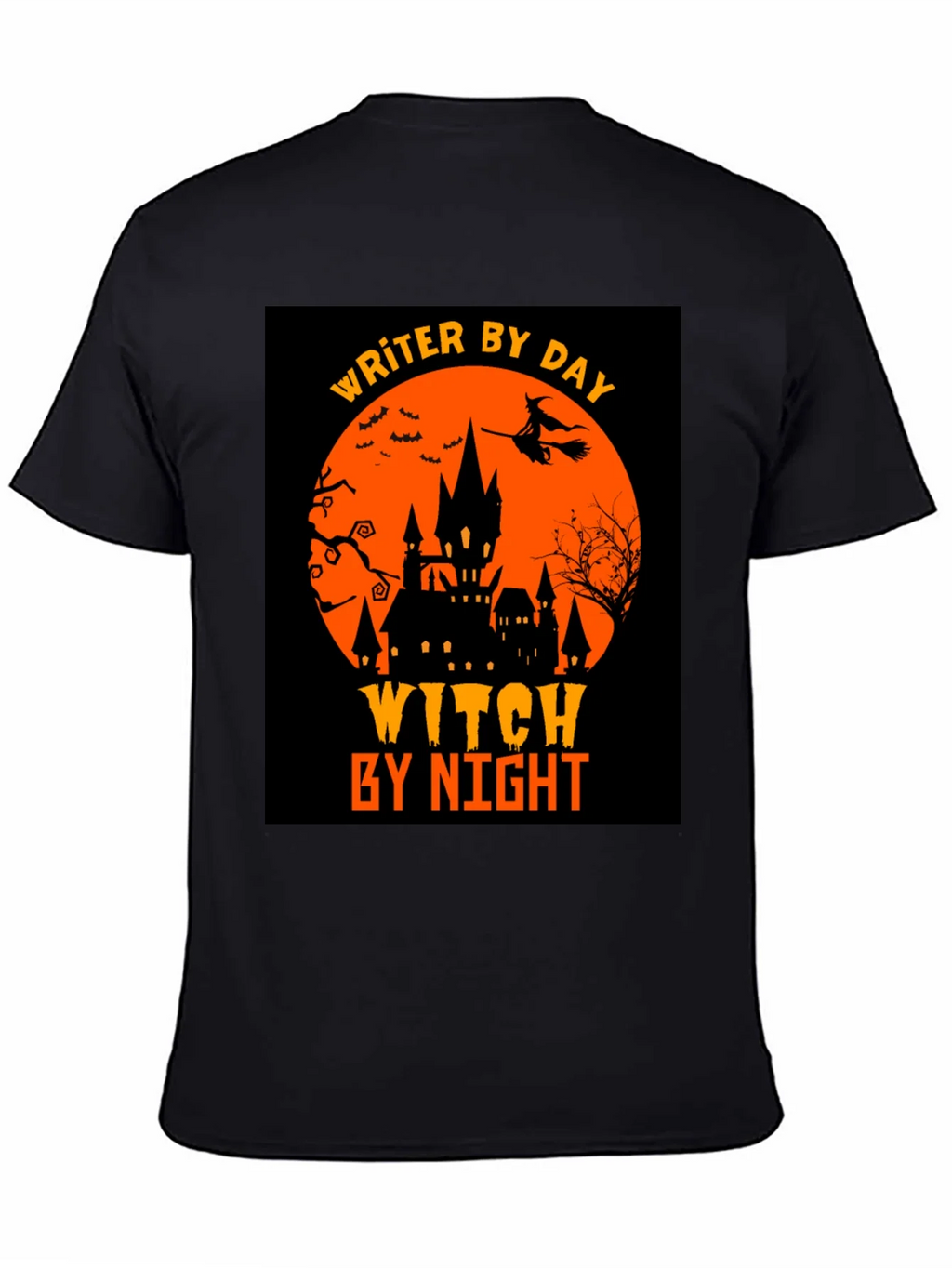 Writer By Day Witch By Night Halloween T-Shirt product image 7