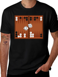 Backgammon Board Graphic Tee - Game Night Ready! product image 1