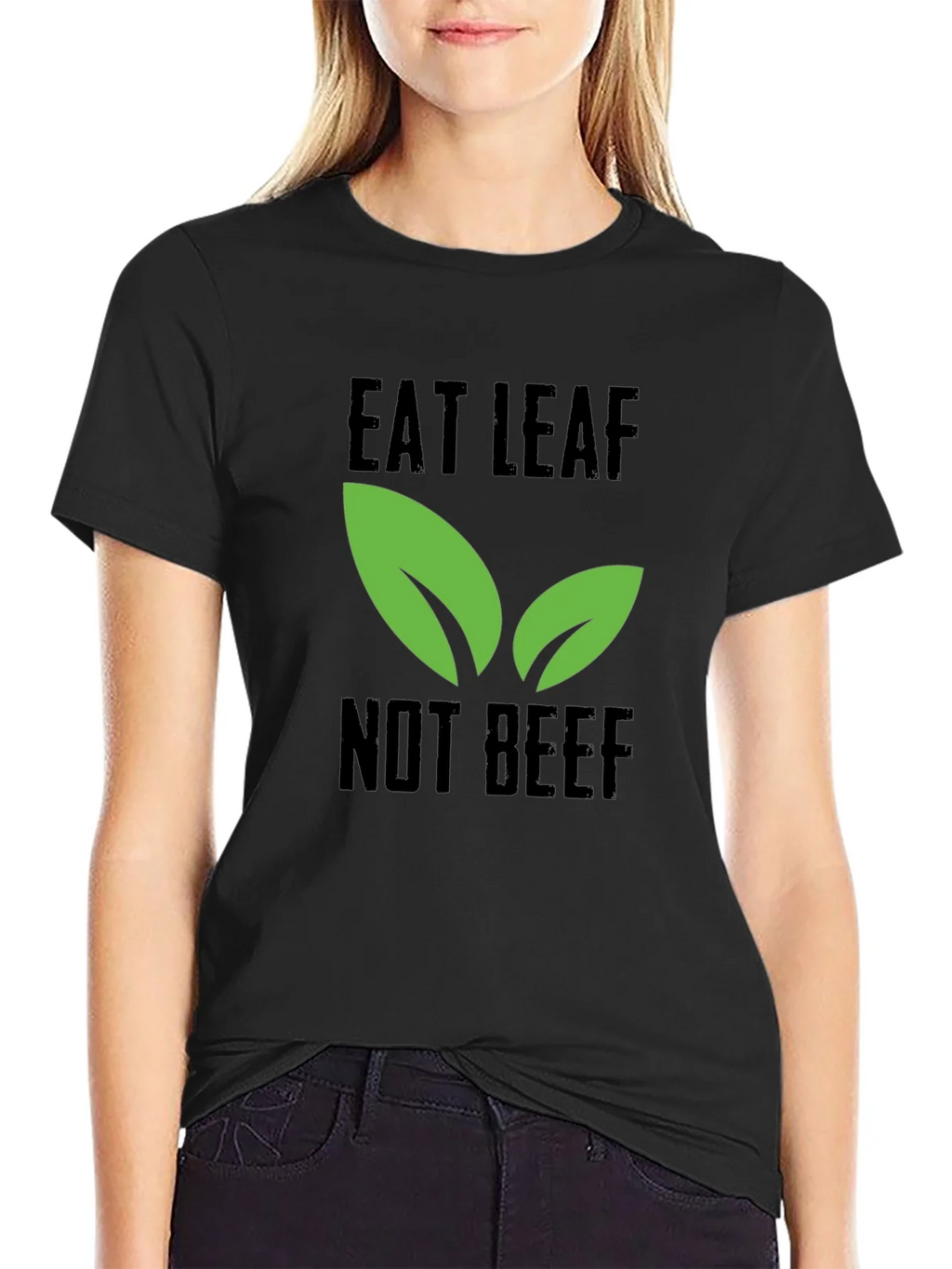 Eat Leaf Not Beef - Vegan T-Shirt product image 5