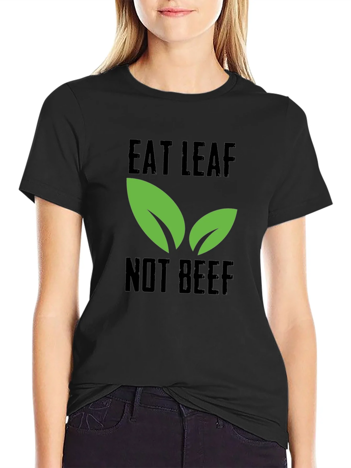 Eat Leaf Not Beef - Vegan T-Shirt product image 5