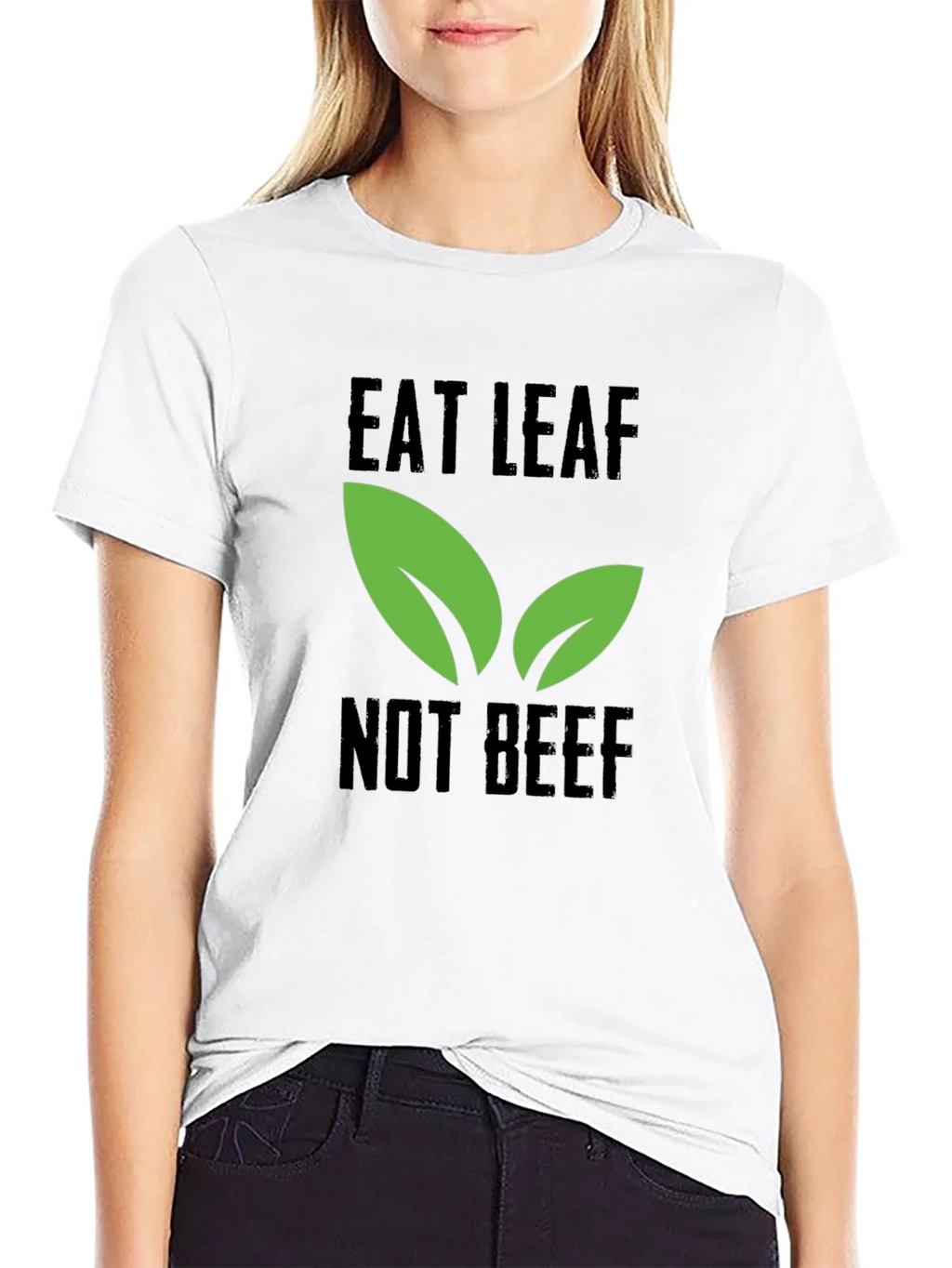 Eat Leaf Not Beef - Vegan T-Shirt product image 11