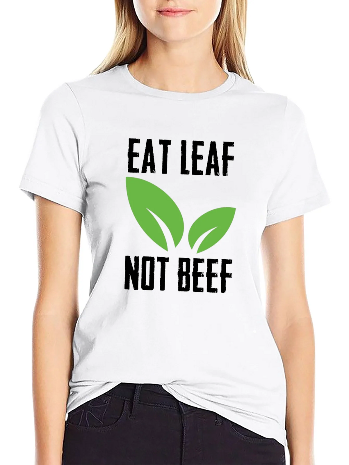 Eat Leaf Not Beef - Vegan T-Shirt product image 11