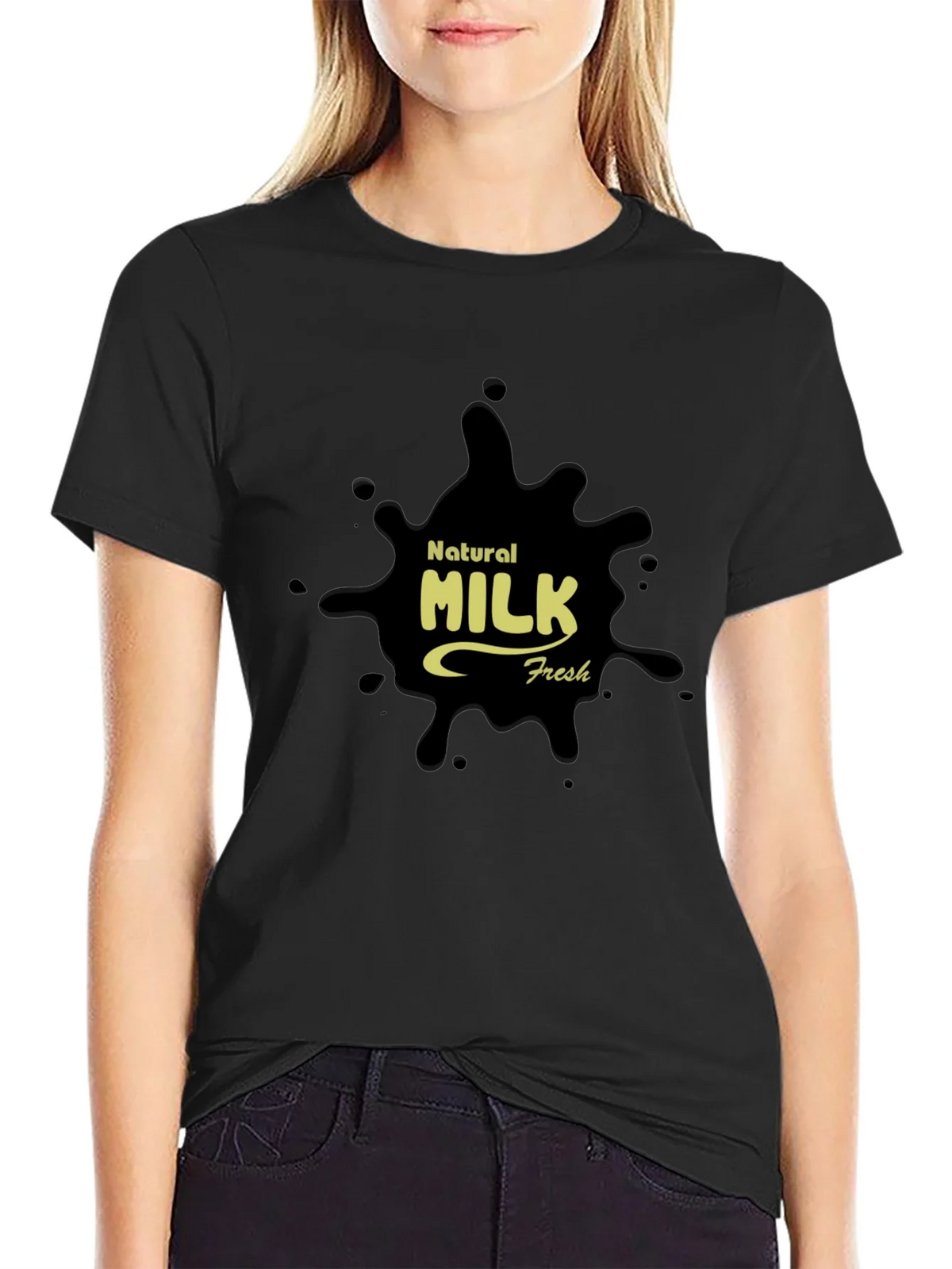Natural Milk Fresh Graphic Tee - Black product image 3