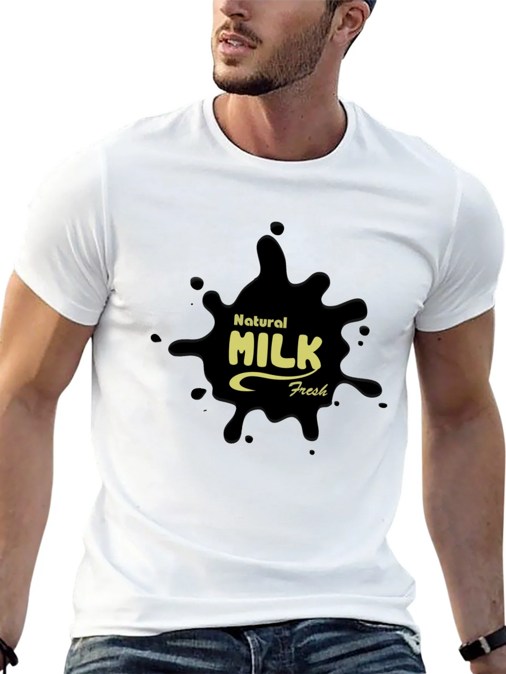 Natural Milk Fresh Graphic Tee - Black product image 2