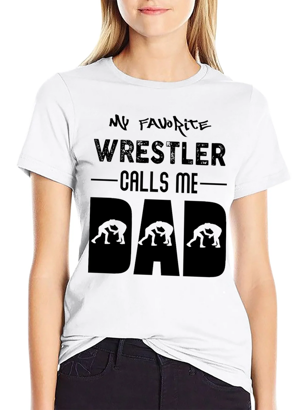 My Favorite Wrestler Calls Me Dad T-Shirt product image 11
