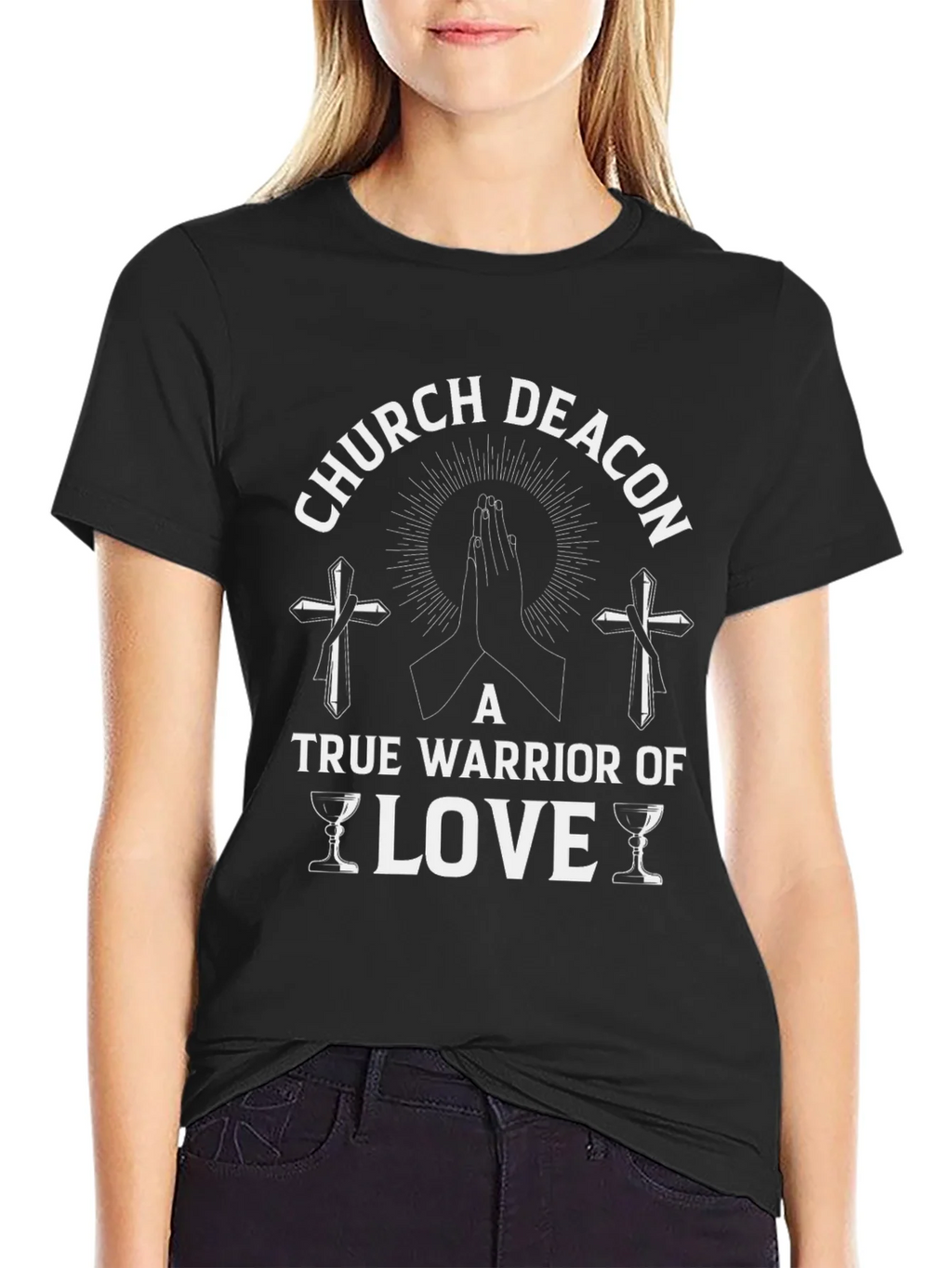 Church Deacon Warrior of Love T-Shirt product image 1