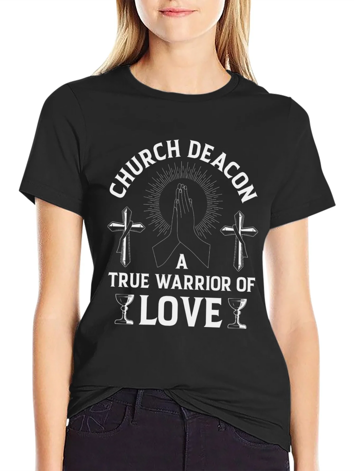 Church Deacon Warrior of Love T-Shirt product image 1