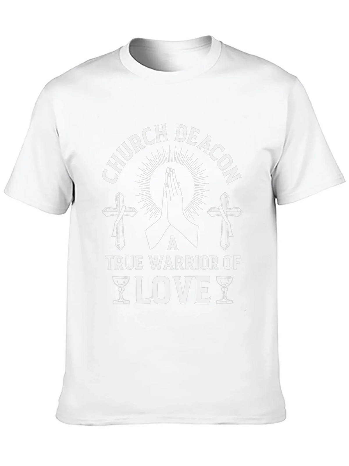Church Deacon Warrior of Love T-Shirt product image 4