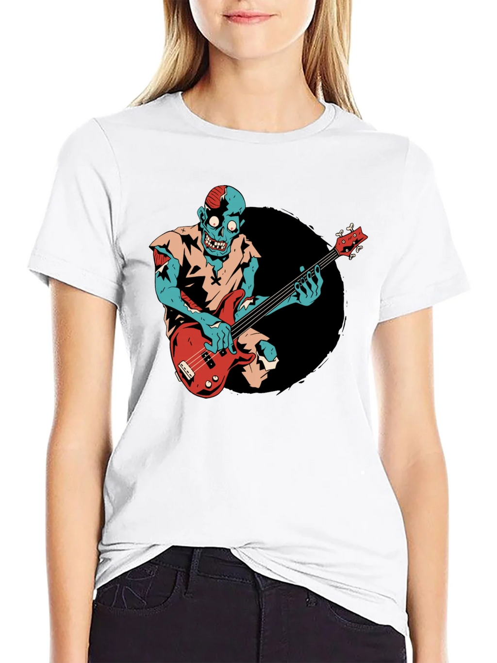 Zombie Bassist Graphic Tee product image 10