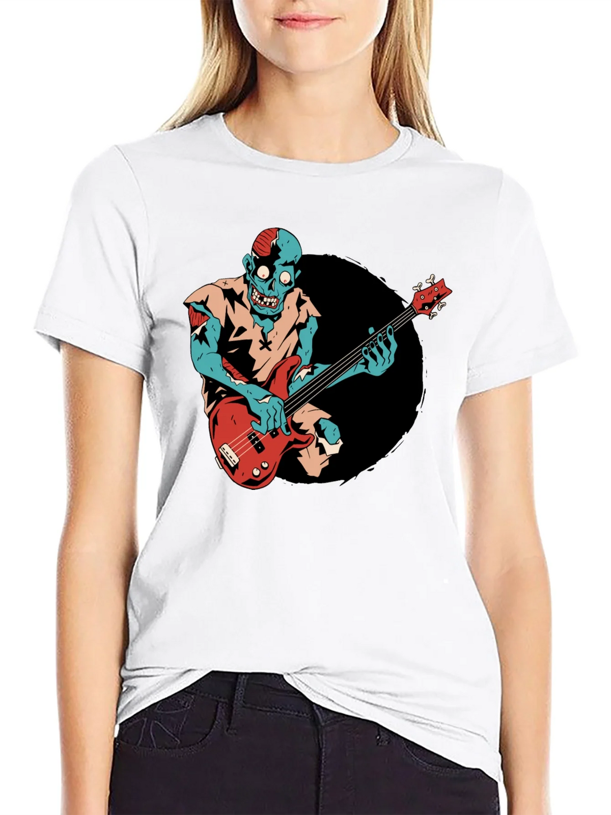 Zombie Bassist Graphic Tee product image 10