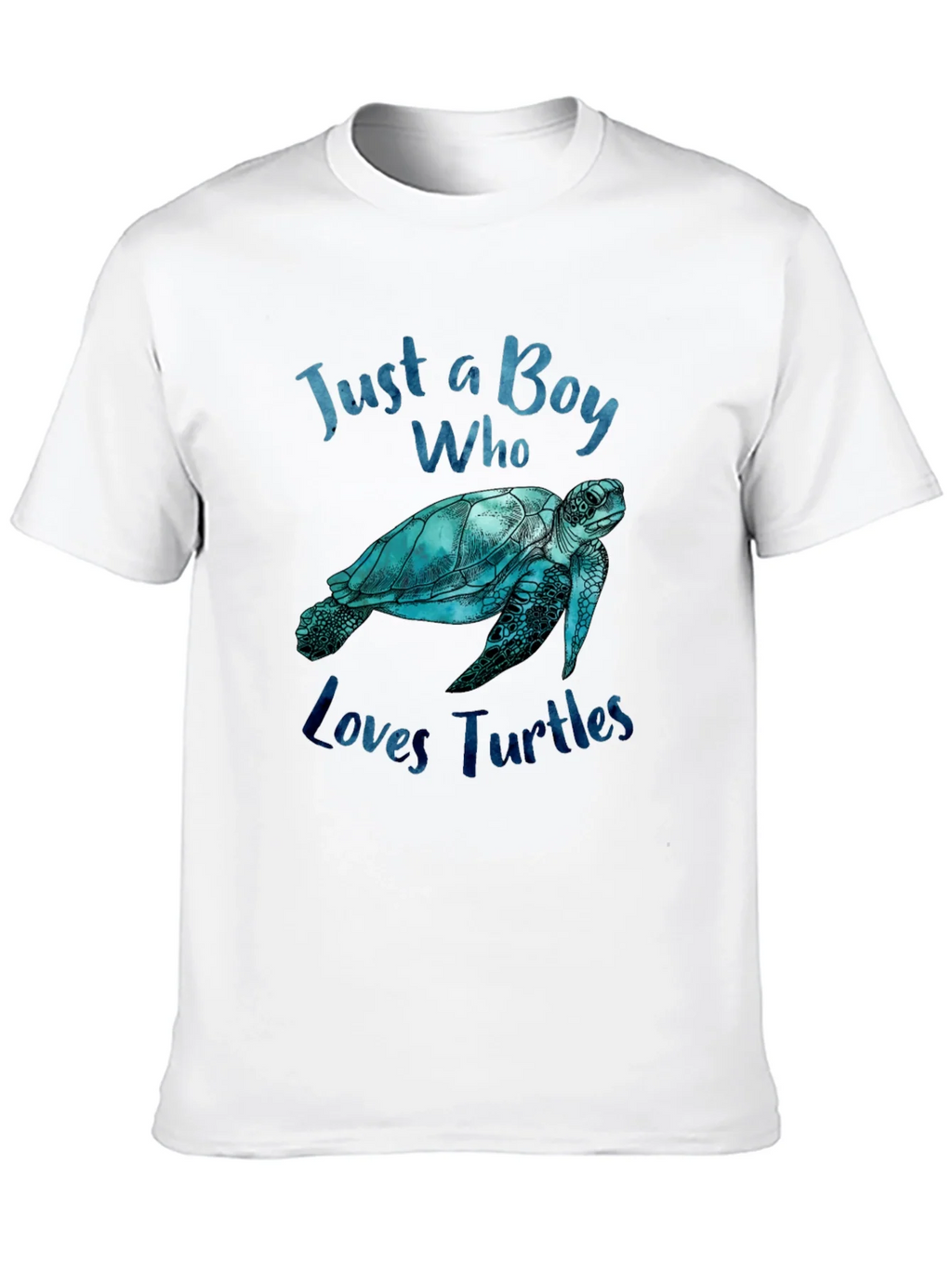 Boy Who Loves Turtles Graphic Tee - Black product image 12