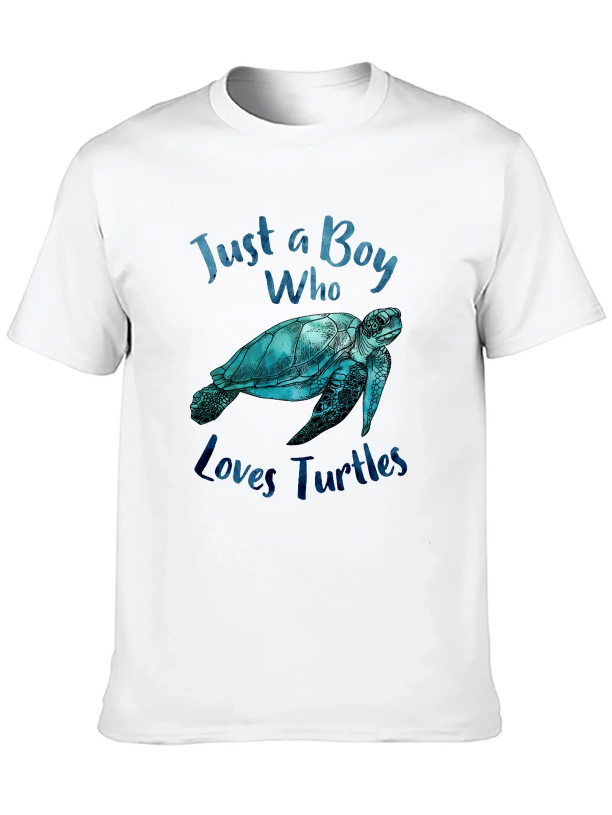 Boy Who Loves Turtles Graphic Tee - Black product image 12