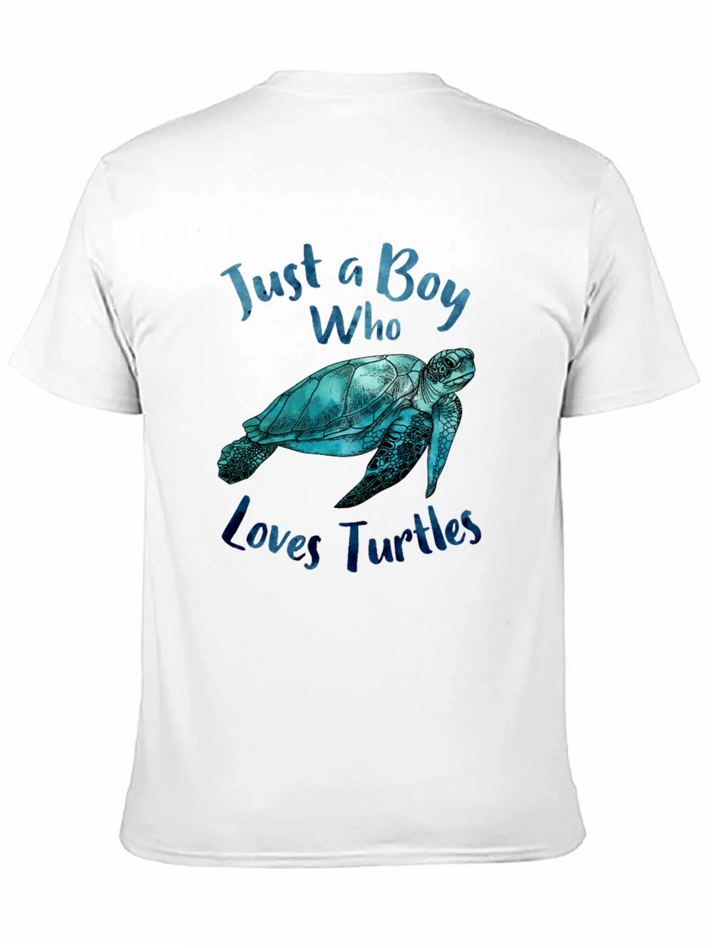 Boy Who Loves Turtles Graphic Tee - Black product image 2