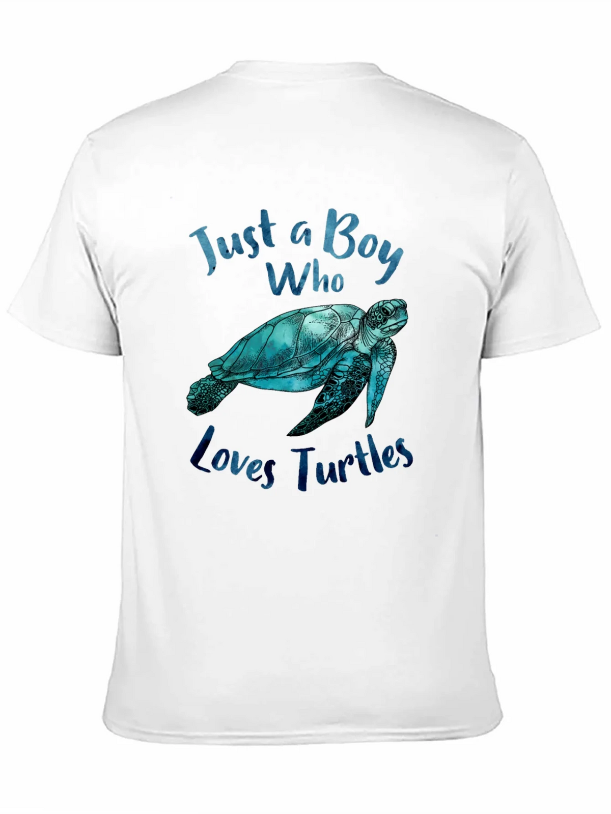 Boy Who Loves Turtles Graphic Tee - Black product image 2