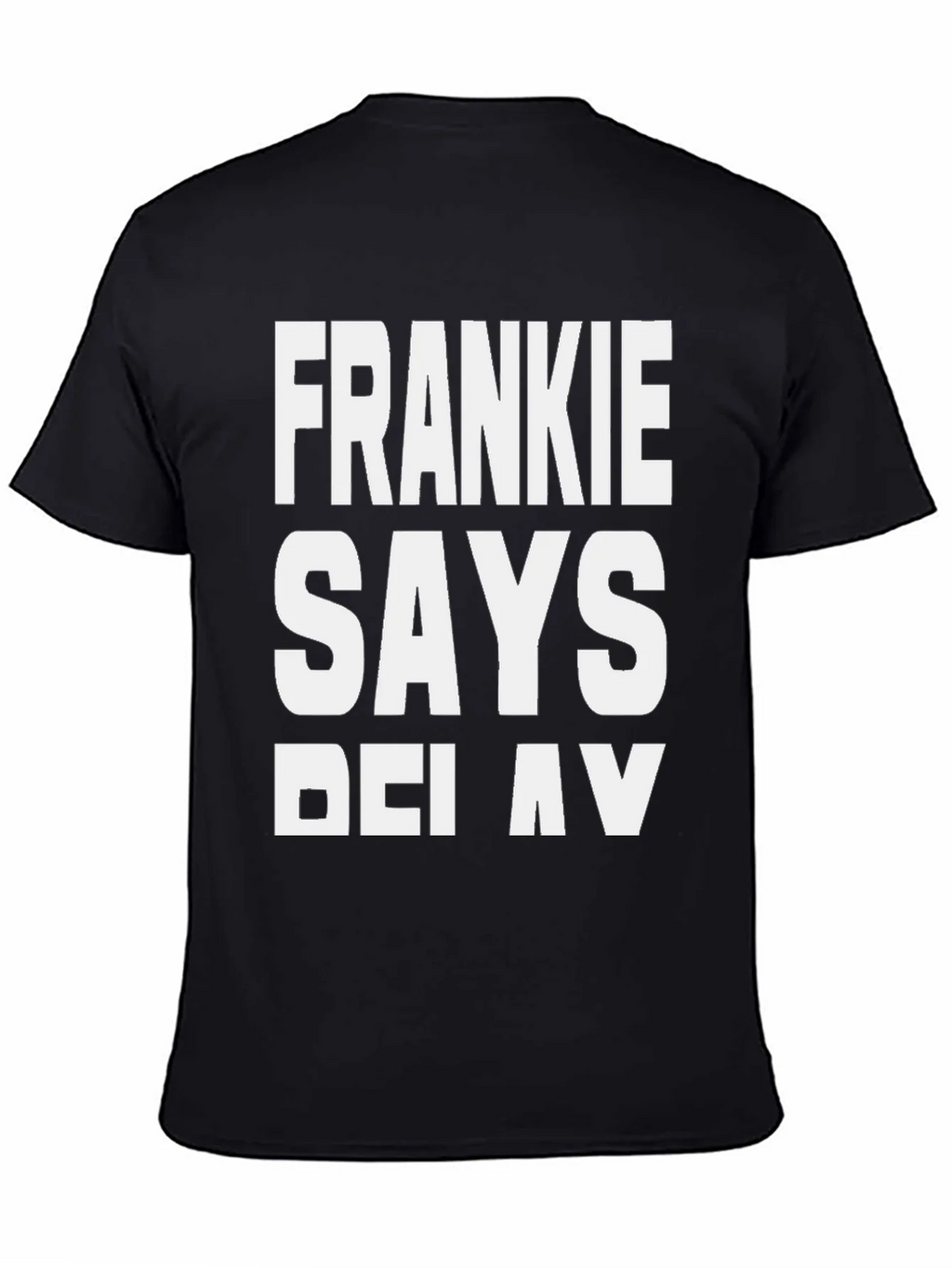 Frankie Says Relax Black T-Shirt - Classic Retro Style product image 7