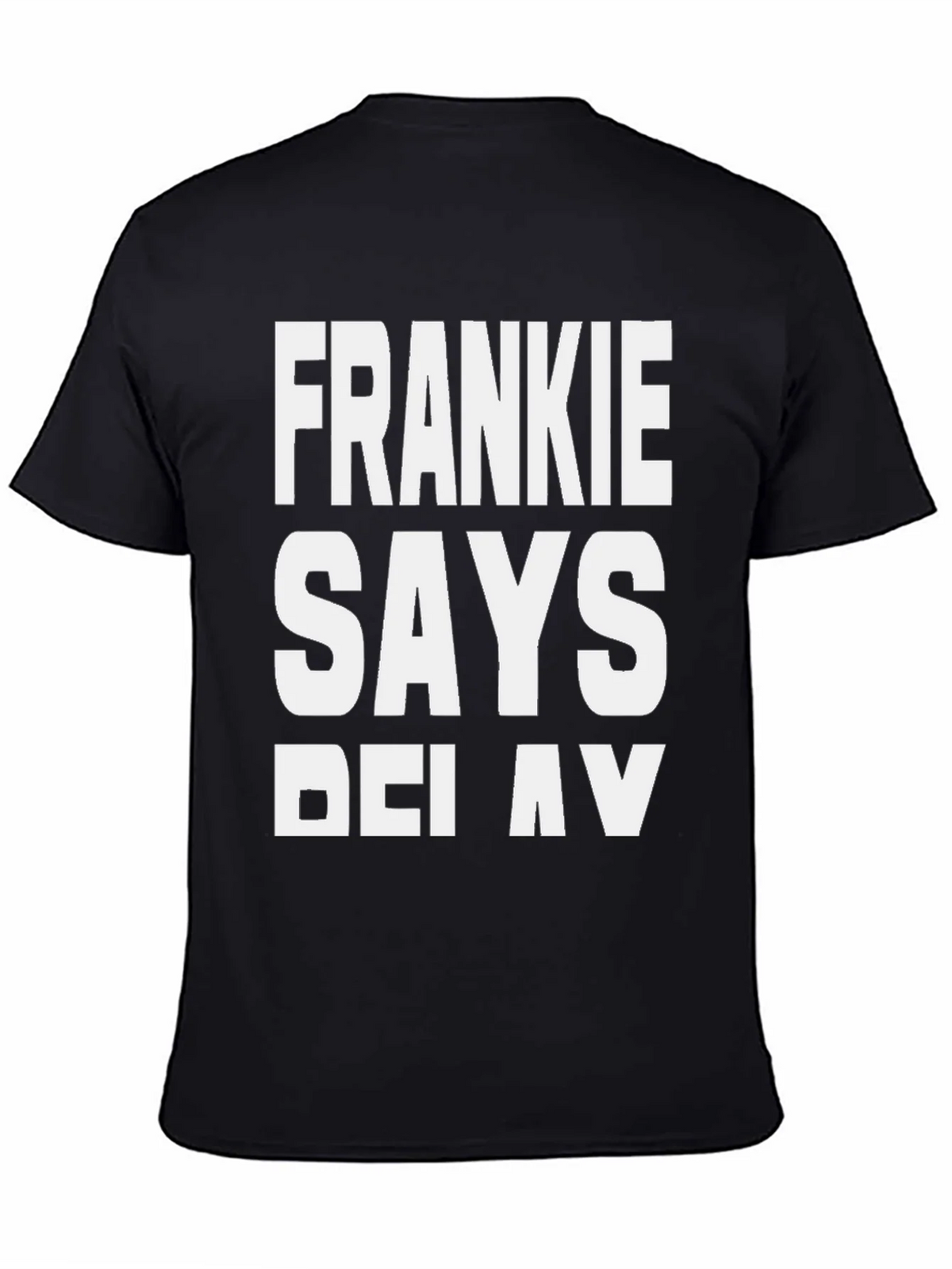Frankie Says Relax Black T-Shirt - Classic Retro Style product image 7