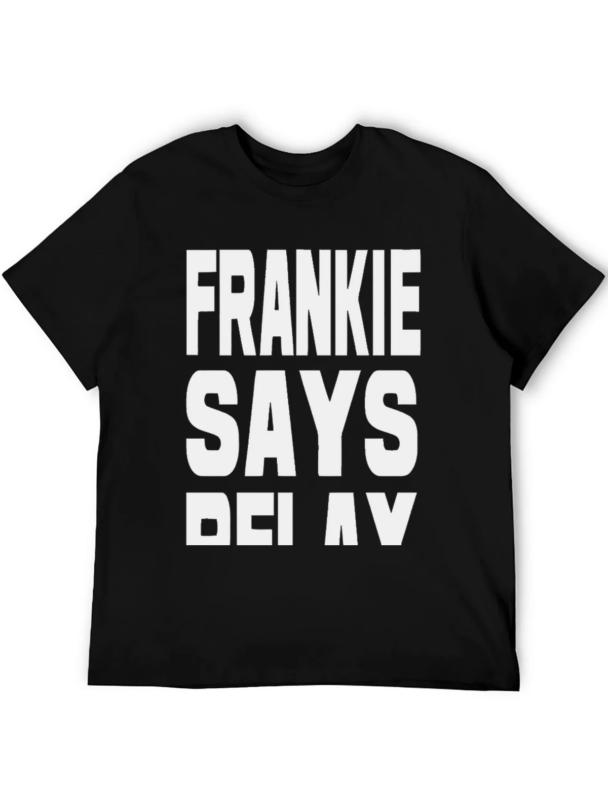 Frankie Says Relax Black T-Shirt - Classic Retro Style product image 8