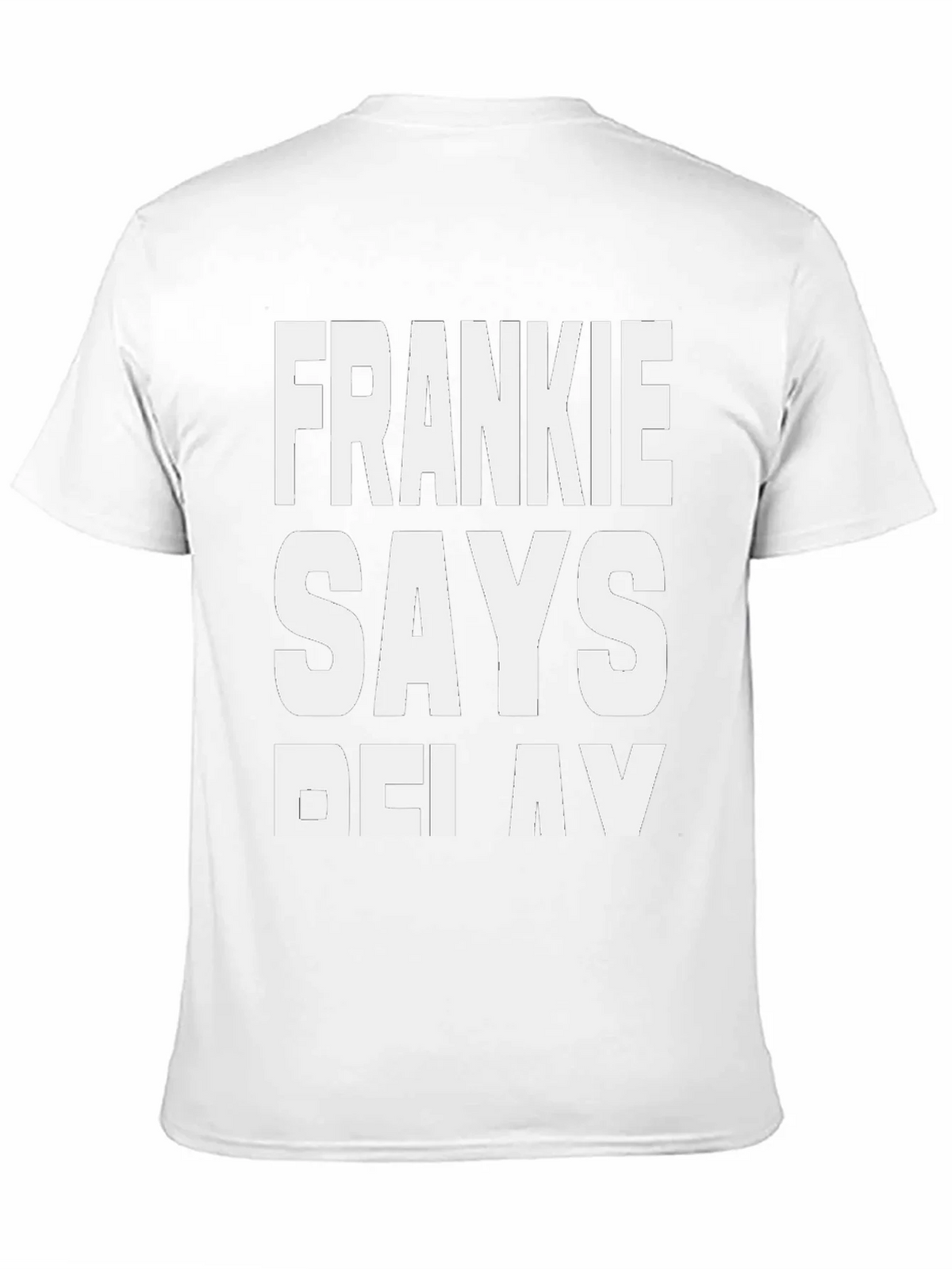 Frankie Says Relax Black T-Shirt - Classic Retro Style product image 2