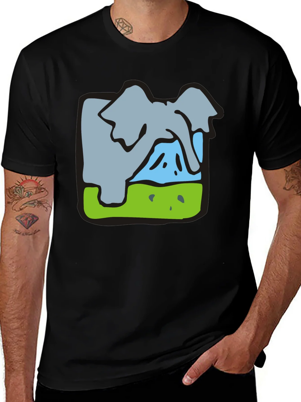 Elephant Graphic Tee - Soft Cotton Blend product image 1