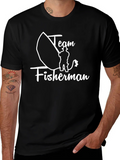 Team Fisherman Black Cotton Tee product image 1