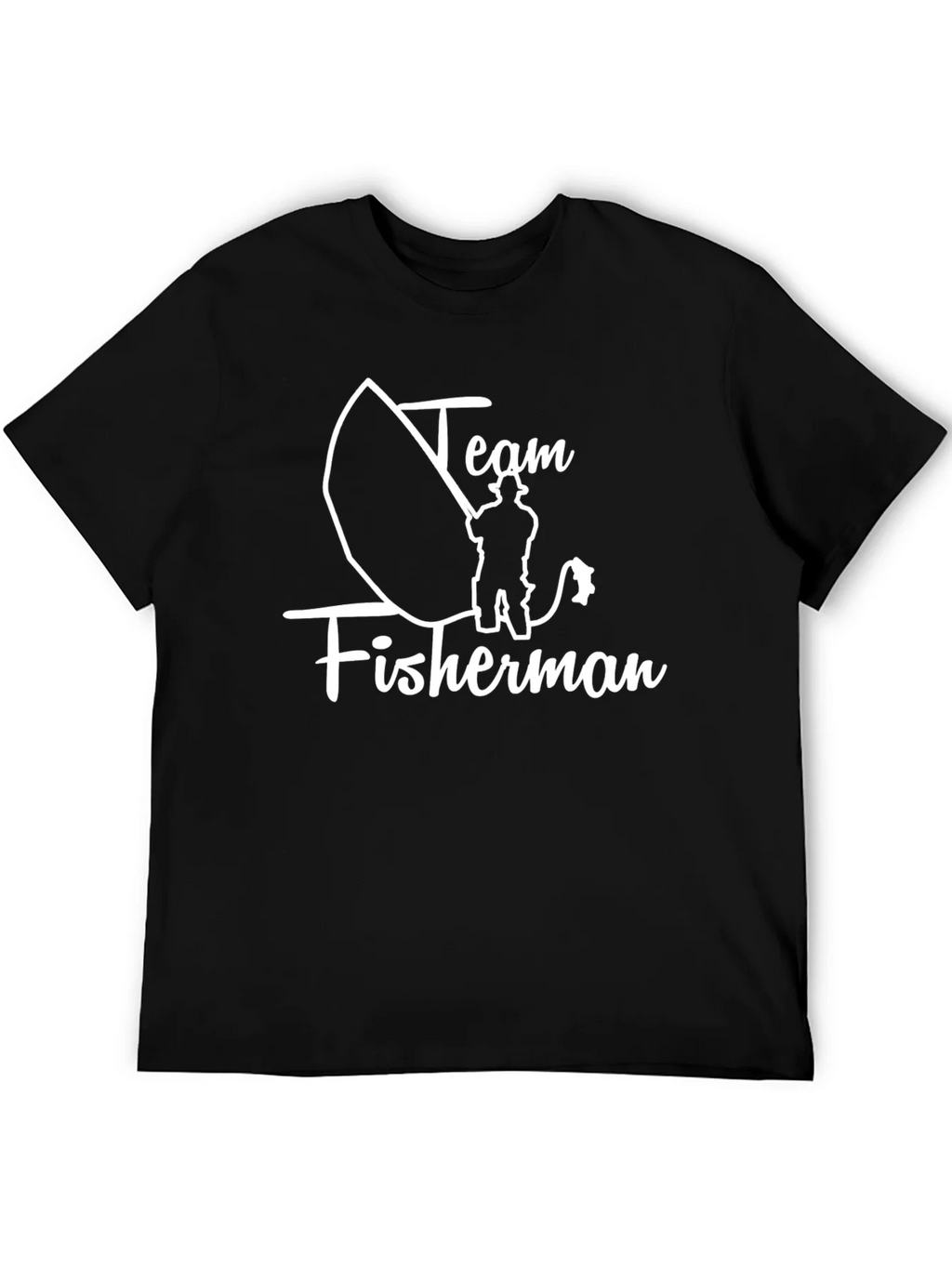 Team Fisherman Black Cotton Tee product image 8