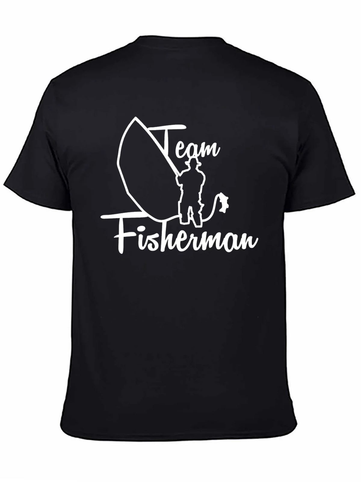 Team Fisherman Black Cotton Tee product image 7