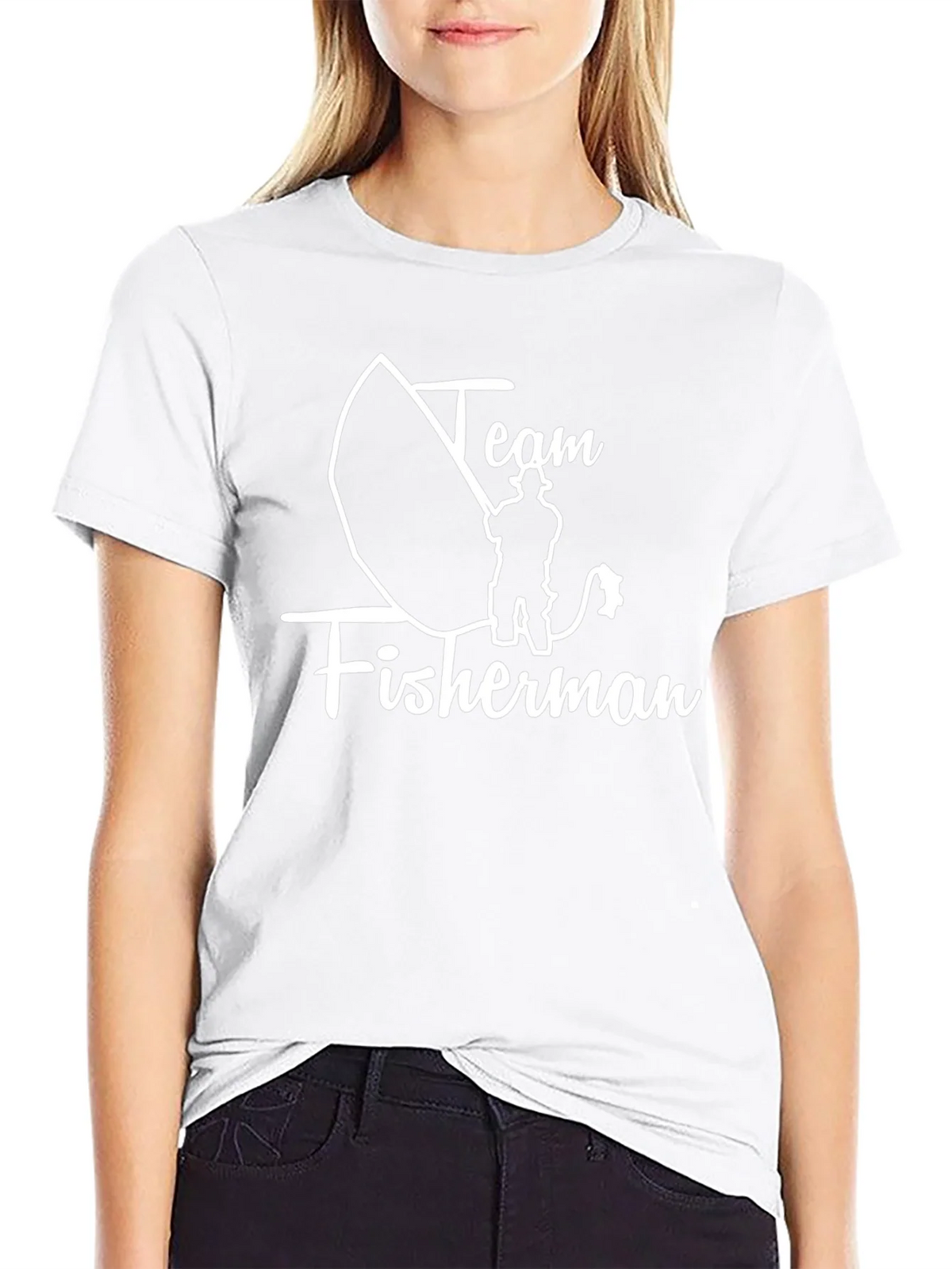 Team Fisherman Black Cotton Tee product image 11