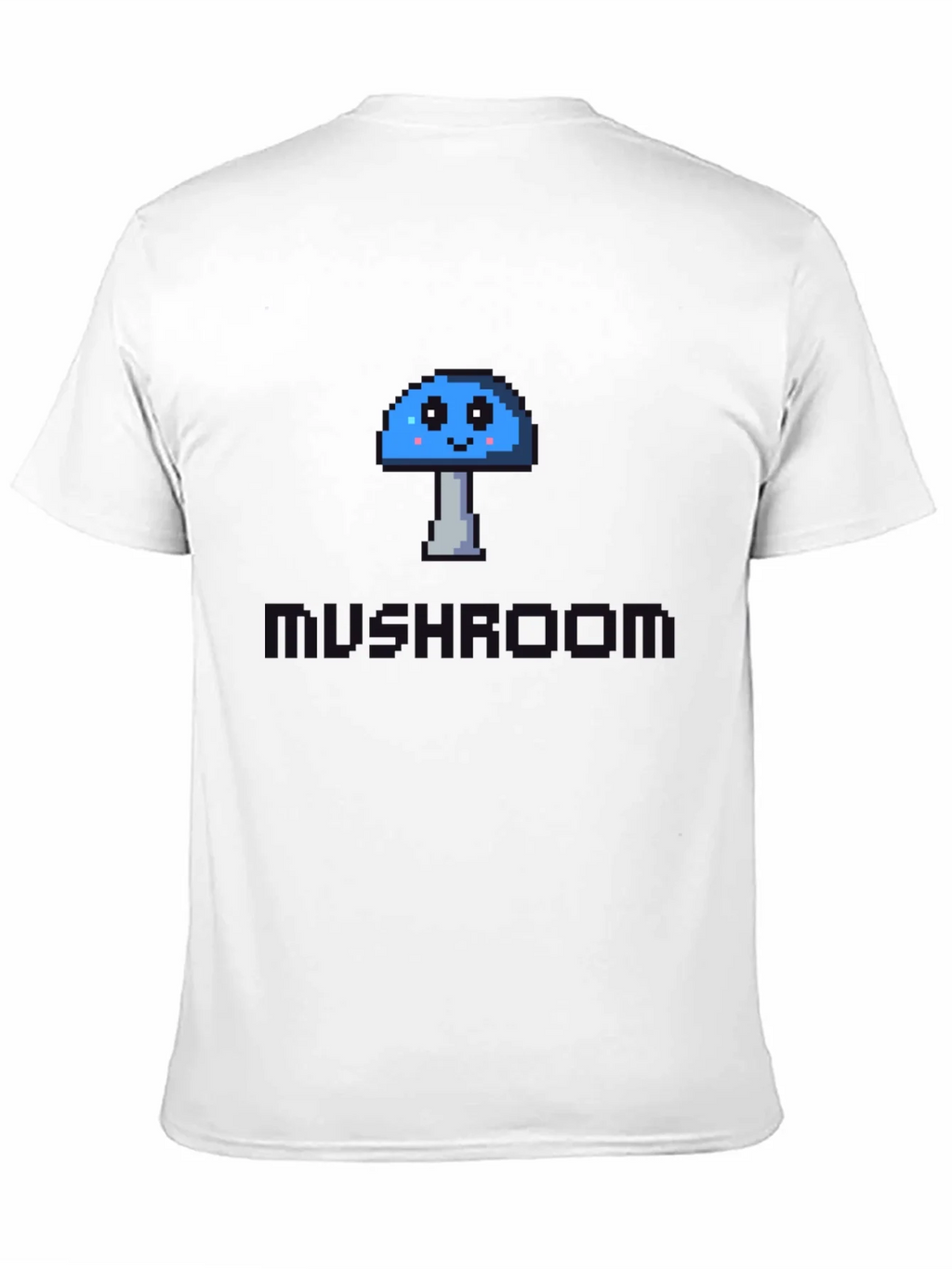 Pixel Mushroom Graphic Tee - Unisex Cotton Blend product image 2