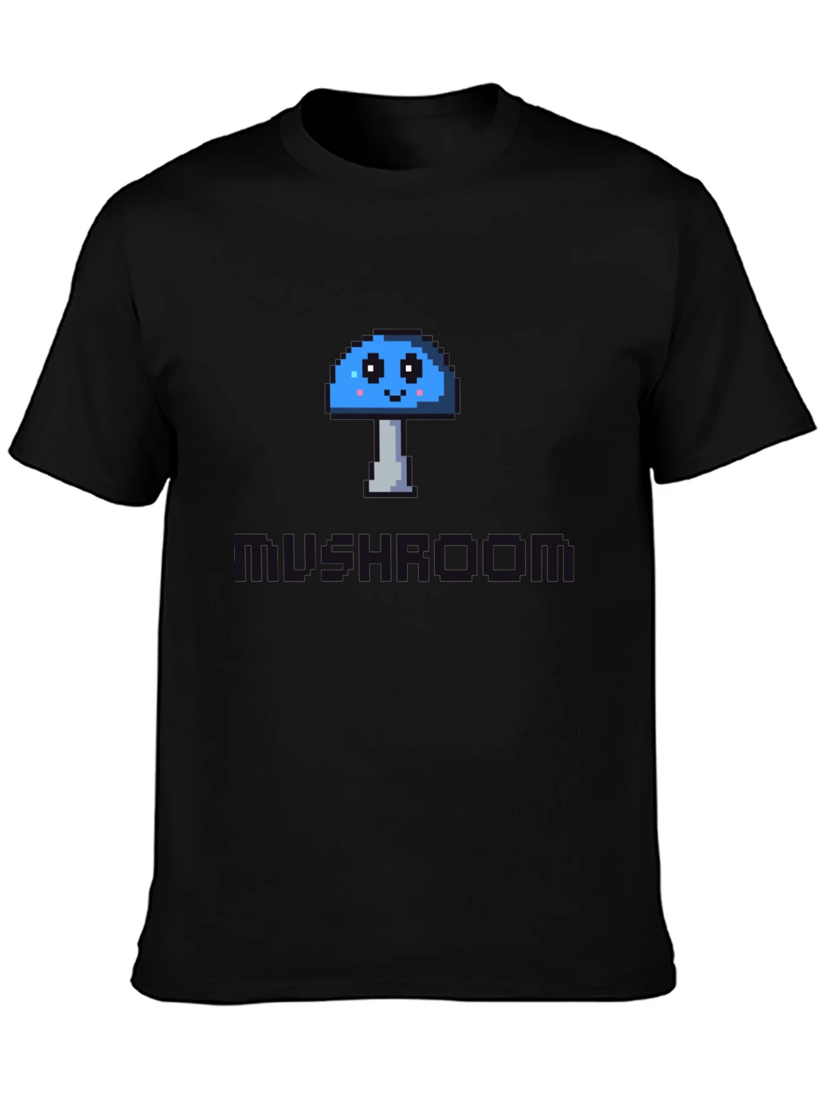 Pixel Mushroom Graphic Tee - Unisex Cotton Blend product image 6