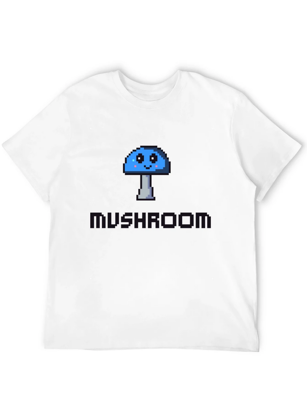 Pixel Mushroom Graphic Tee - Unisex Cotton Blend product image 3